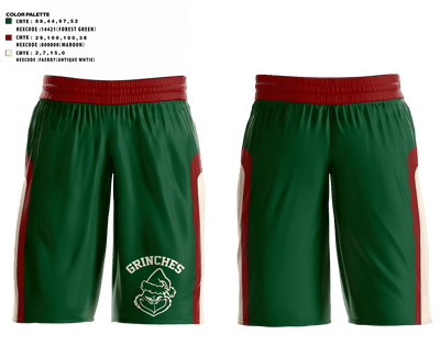 GRINCHES 25708713 Mens Basketball Shorts - 2