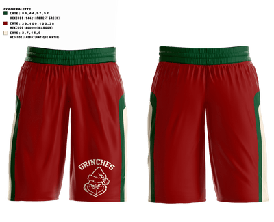 GRINCHES 25708713 Mens Basketball Shorts - 4