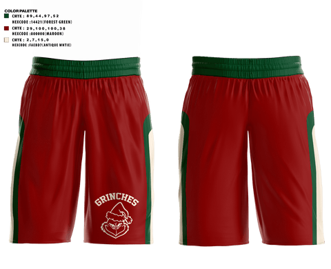 GRINCHES 25708713 Mens Basketball Shorts - 4