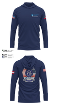 GMR Georgia Honor Guard 55401416 Long Sleeve hooded sunshirt - 8