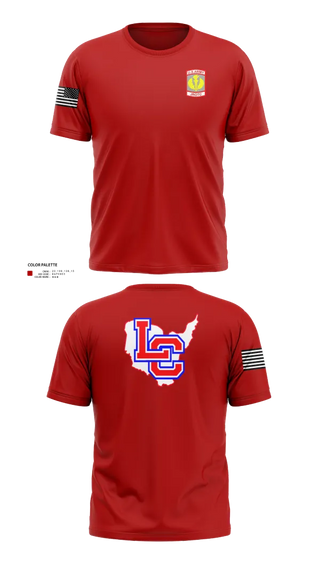 Short Sleeve Performance Shirt, Lewis County Lions, , Teamtime, Team time, sublimation, custom sports apparel, team uniforms, spirit wear, spiritwear, sports uniforms, custom shirts, team store, custom team store, fundraiser sports, apparel fundraiser