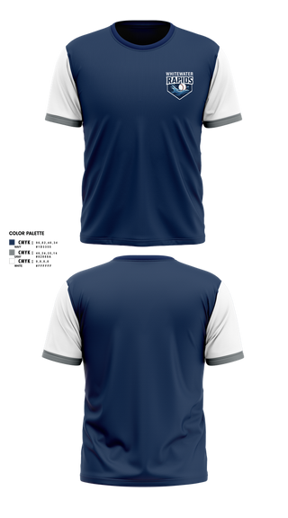 Short Sleeve Performance Shirt, Whitewater Rapids, Baseball, Teamtime, Team time, sublimation, custom sports apparel, team uniforms, spirit wear, spiritwear, sports uniforms, custom shirts, team store, custom team store, fundraiser sports, apparel fundraiser