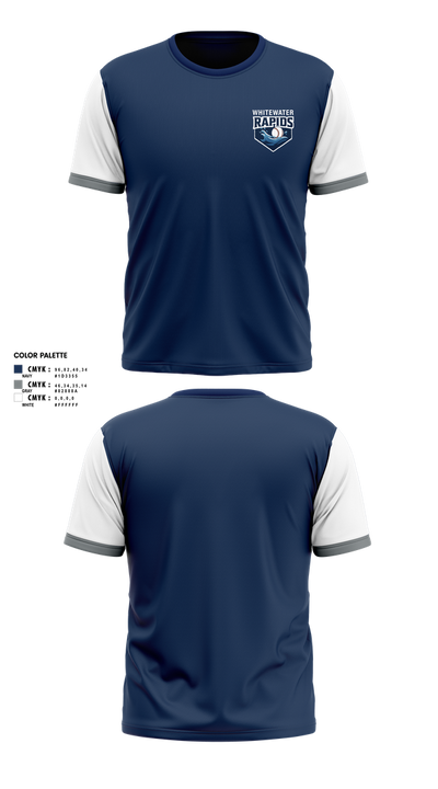 Whitewater Rapids 50763758 Short Sleeve Performance Shirt - 2