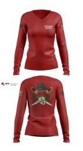 Alpha company 49496307 Women's Long Sleeve V-neck Shirt - 3