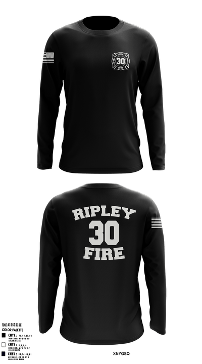 Ripley vol. fire dept 96046558 Long Sleeve Performance Shirt - 1