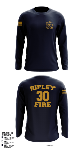 Ripley vol. fire dept 96046558 Long Sleeve Performance Shirt - 2