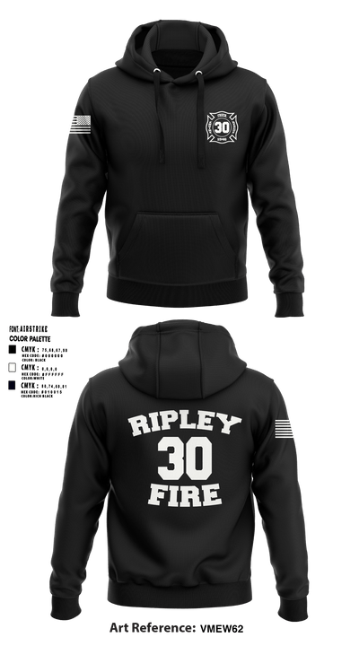 Ripley vol. fire dept 96046558 Hoodie - 1