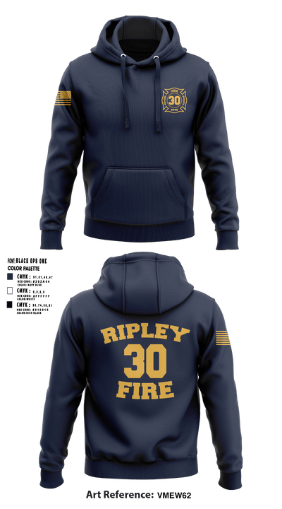 Ripley vol. fire dept 96046558 Hoodie - 2