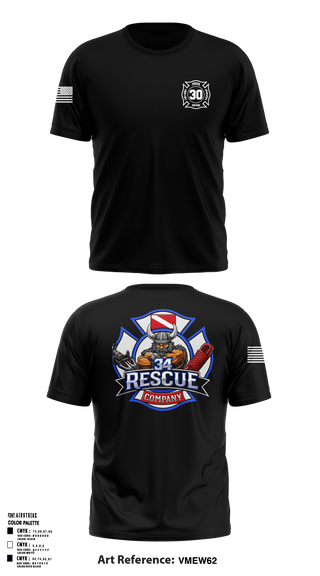 Ripley vol. fire dept 96046558 Short Sleeve Performance Shirt - 4