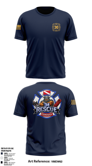 Ripley vol. fire dept 96046558 Short Sleeve Performance Shirt - 5