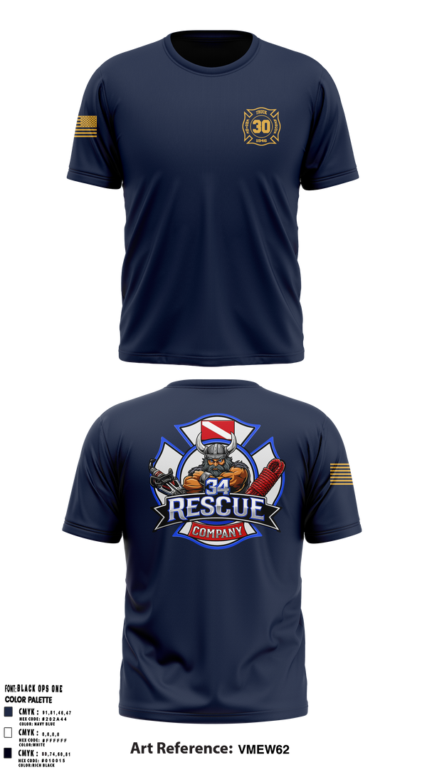 Ripley vol. fire dept 96046558 Short Sleeve Performance Shirt - 5