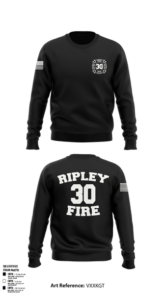 Ripley vol. fire dept 96046558 Crew Neck Sweatshirt - 1