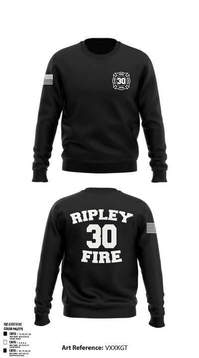 Ripley vol. fire dept 96046558 Crew Neck Sweatshirt - 1
