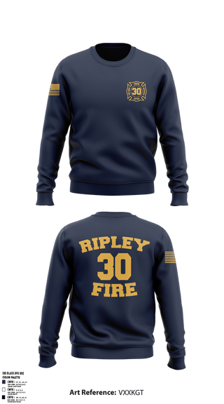 Ripley vol. fire dept 96046558 Crew Neck Sweatshirt - 2