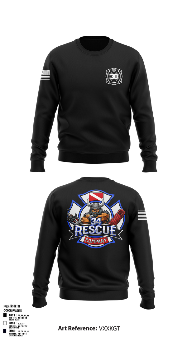 Ripley vol. fire dept 96046558 Crew Neck Sweatshirt - 4