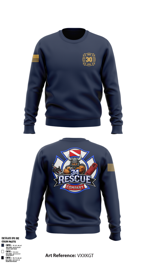 Ripley vol. fire dept 96046558 Crew Neck Sweatshirt - 5