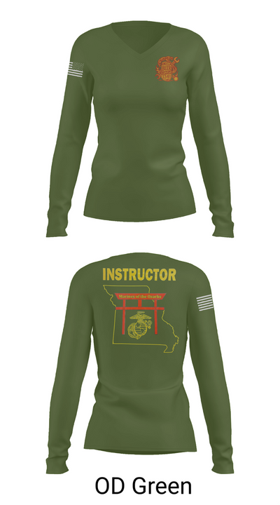 BEER 35985553 Women's Long Sleeve V-neck Shirt - 57