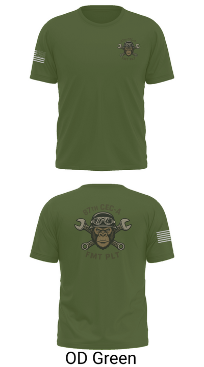 87th CEC-A FMT PLT 27162663 Short Sleeve Performance Shirt - 56