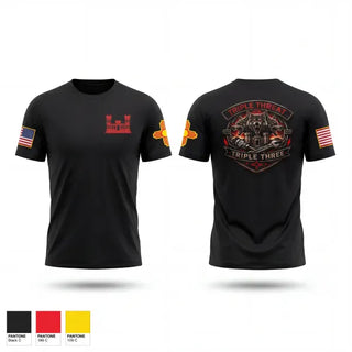 Short Sleeve Performance Shirt, 333rd Triple Threat 2, Army, Teamtime, Team time, sublimation, custom sports apparel, team uniforms, spirit wear, spiritwear, sports uniforms, custom shirts, team store, custom team store, fundraiser sports, apparel fundraiser