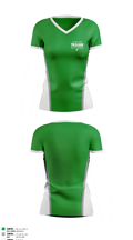 New Castle Trojans Women's Short Sleeve V-neck Shirt - 3