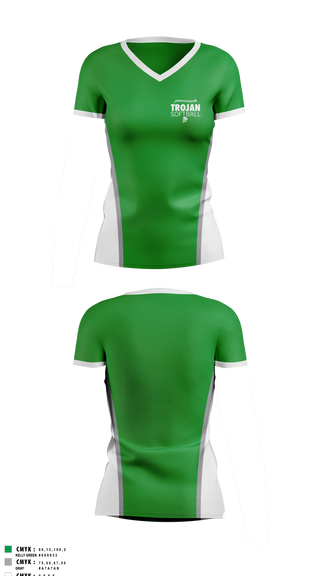 Womens Short Sleeve Vneck Shirt, New Castle Trojans, Spirit Store, Teamtime, Team time, sublimation, custom sports apparel, team uniforms, spirit wear, spiritwear, sports uniforms, custom shirts, team store, custom team store, fundraiser sports, apparel fundraiser