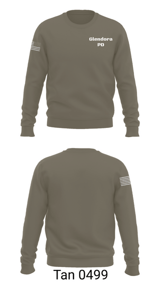 Crew Neck Sweatshirt, Glendora PD, Police, Teamtime, Team time, sublimation, custom sports apparel, team uniforms, spirit wear, spiritwear, sports uniforms, custom shirts, team store, custom team store, fundraiser sports, apparel fundraiser