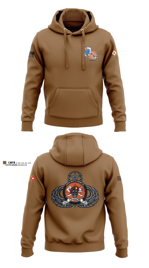 50th ESB-E, C. Company 75473885 Hoodie - 1