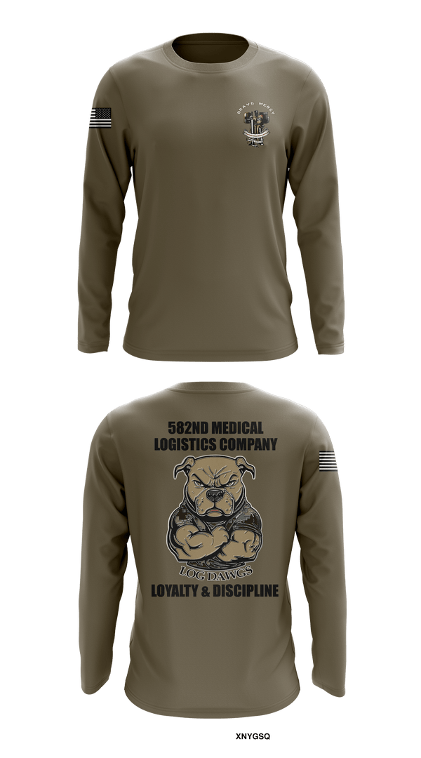 582nd MLC 28327746 Long Sleeve Performance Shirt - 2