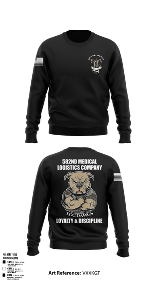 582nd MLC 28327746 Crew Neck Sweatshirt - 1