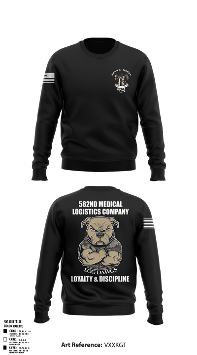 582nd MLC 28327746 Crew Neck Sweatshirt - 1