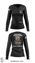 582nd MLC 28327746 Women's Long Sleeve V-neck Shirt - 1