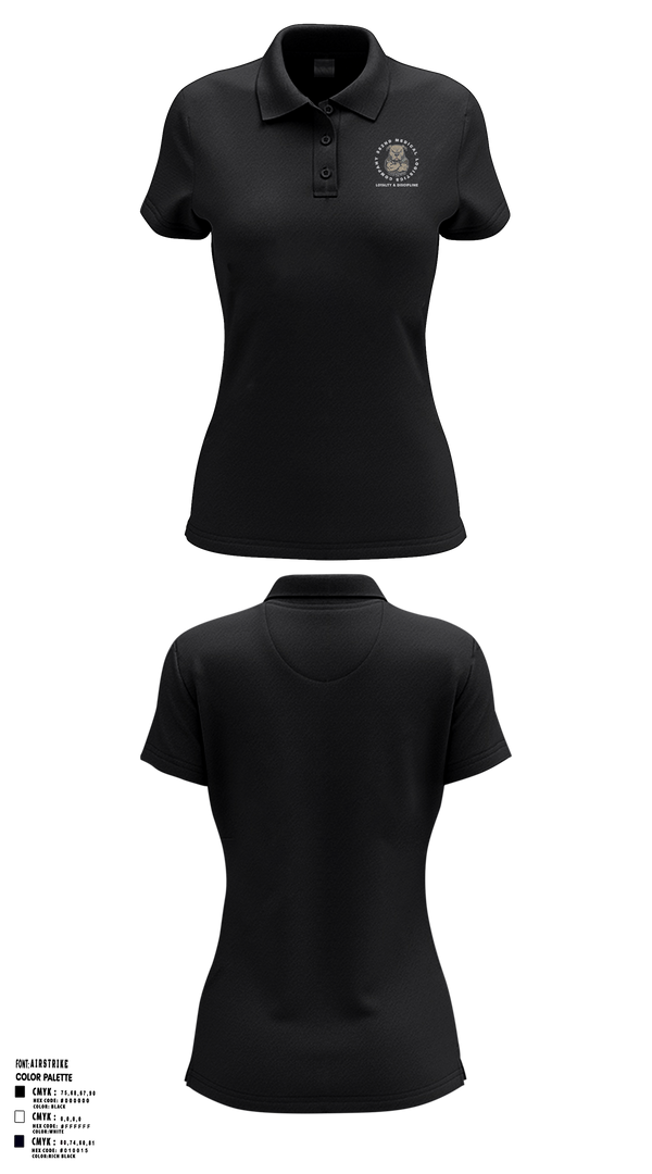 582nd MLC 28327746 Women's Short Sleeve Performance Polo  - 6
