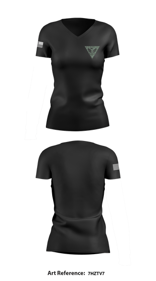 SRT 56874083 Women's Short Sleeve V-neck Shirt - 84