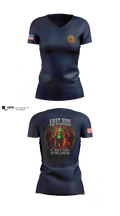 East Side Fire Department (Belleville) Women's Short Sleeve V-neck Shirt - 6