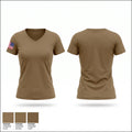 26ERQS Women's Short Sleeve V-neck Shirt - 1