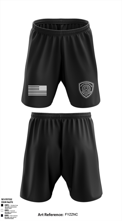 Gangs CRU 88239237 Athletic Shorts With Pockets - 1