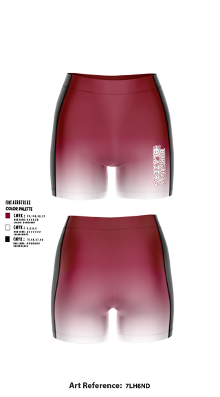 Womens Compression Shorts, Burgundy Blazers, Women's Volleyball, Teamtime, Team time, sublimation, custom sports apparel, team uniforms, spirit wear, spiritwear, sports uniforms, custom shirts, team store, custom team store, fundraiser sports, apparel fundraiser