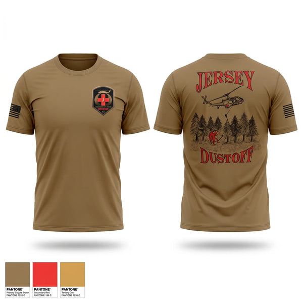 Short Sleeve Performance Shirt, Jersey Dustoff, National Guard, Teamtime, Team time, sublimation, custom sports apparel, team uniforms, spirit wear, spiritwear, sports uniforms, custom shirts, team store, custom team store, fundraiser sports, apparel fundraiser