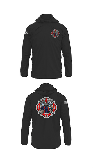 Windbreaker, Troy Fire Department Station 4, Fire Department, Teamtime, Team time, sublimation, custom sports apparel, team uniforms, spirit wear, spiritwear, sports uniforms, custom shirts, team store, custom team store, fundraiser sports, apparel fundraiser