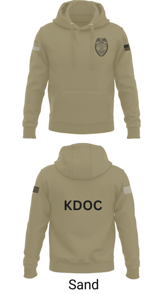 Hoodie, KDOC, Police, Teamtime, Team time, sublimation, custom sports apparel, team uniforms, spirit wear, spiritwear, sports uniforms, custom shirts, team store, custom team store, fundraiser sports, apparel fundraiser