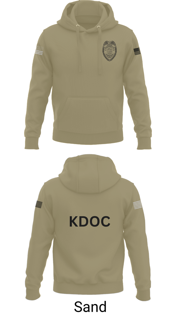 Hoodie, KDOC, Police, Teamtime, Team time, sublimation, custom sports apparel, team uniforms, spirit wear, spiritwear, sports uniforms, custom shirts, team store, custom team store, fundraiser sports, apparel fundraiser