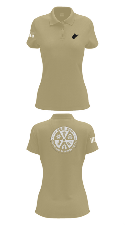 Region 3 Homeland Response Force 34212172 Women's Short Sleeve Performance Polo  - 95