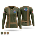Artemus fire department 86055209 Women's Long Sleeve V-neck Shirt - 1