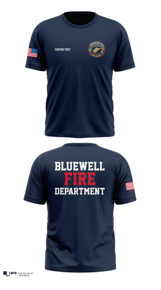 Short Sleeve Performance Shirt, Bluewell Volunteer Fire Department, Fire Department, Teamtime, Team time, sublimation, custom sports apparel, team uniforms, spirit wear, spiritwear, sports uniforms, custom shirts, team store, custom team store, fundraiser sports, apparel fundraiser