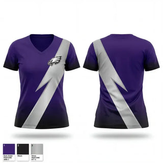 Womens Short Sleeve Vneck Shirt, Southern Valley Eagles, Men's Basketball, Teamtime, Team time, sublimation, custom sports apparel, team uniforms, spirit wear, spiritwear, sports uniforms, custom shirts, team store, custom team store, fundraiser sports, apparel fundraiser