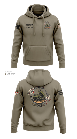 Hoodie, 1/A/3-321 FAR, Army, Teamtime, Team time, sublimation, custom sports apparel, team uniforms, spirit wear, spiritwear, sports uniforms, custom shirts, team store, custom team store, fundraiser sports, apparel fundraiser