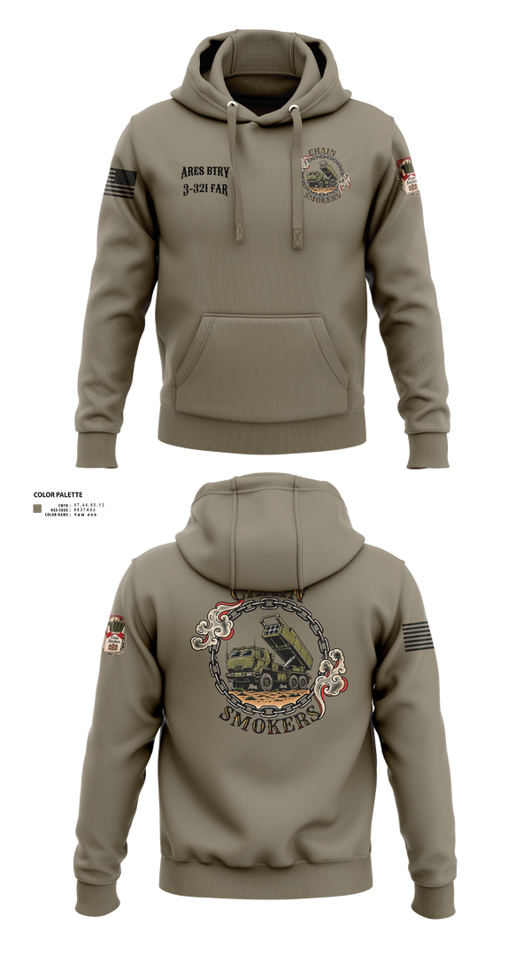 Hoodie, 1/A/3-321 FAR, Army, Teamtime, Team time, sublimation, custom sports apparel, team uniforms, spirit wear, spiritwear, sports uniforms, custom shirts, team store, custom team store, fundraiser sports, apparel fundraiser