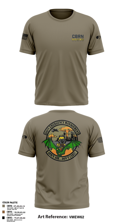 106 Emergency Management 35910361 Old School Cotton Feel Shirt - 120