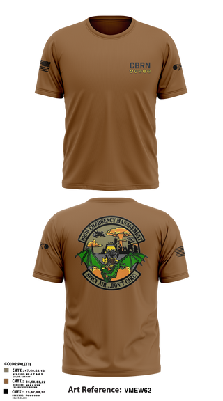 106 Emergency Management 35910361 Old School Cotton Feel Shirt - 121