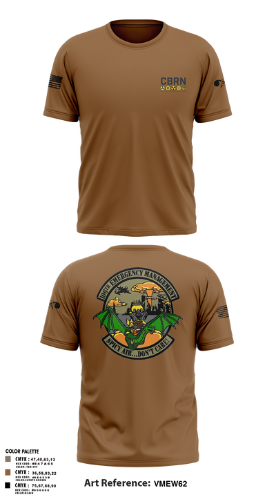 106 Emergency Management 35910361 Old School Cotton Feel Shirt - 121